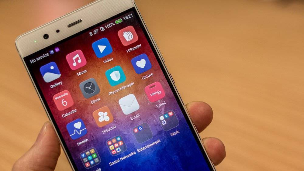 Обзор смартфона HUAWEI P9 пользовательский интерфейс